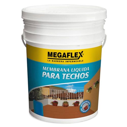 Membrana Líquida Megaflex Para Techos X 20 Kg Rojo