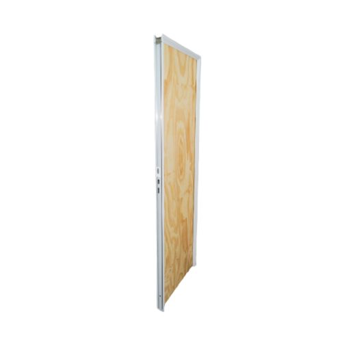 Puerta Placa De Pino Marco Aluminio Herfasa 80X200 Izquierda