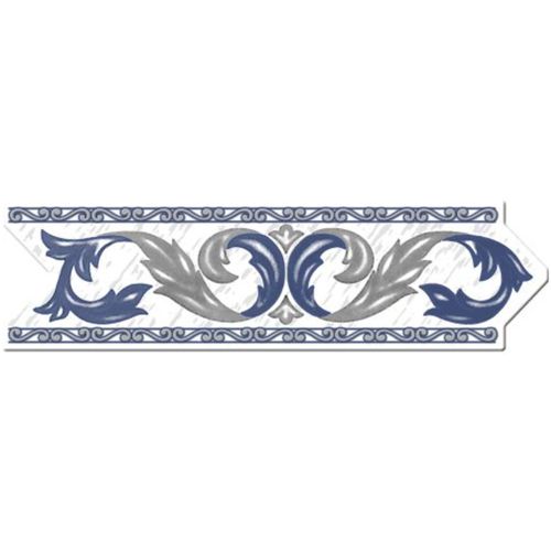 Guarda Colores Sólidos Chaco Azul Punta Flecha 6X20