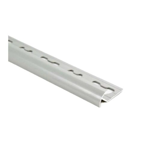 Guardacanto De Aluminio Anodizado Moldumet 9Mm Cromo Brillante