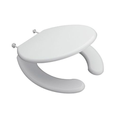 Tapa Asiento De Inodoro Ferrum Espacio Andina Tte4X Madera Blanco Herraje De Plástico