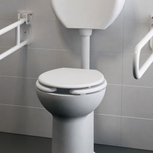 Tapa Asiento De Inodoro Ferrum Espacio Andina Tte4X Madera Blanco Herraje De Plástico