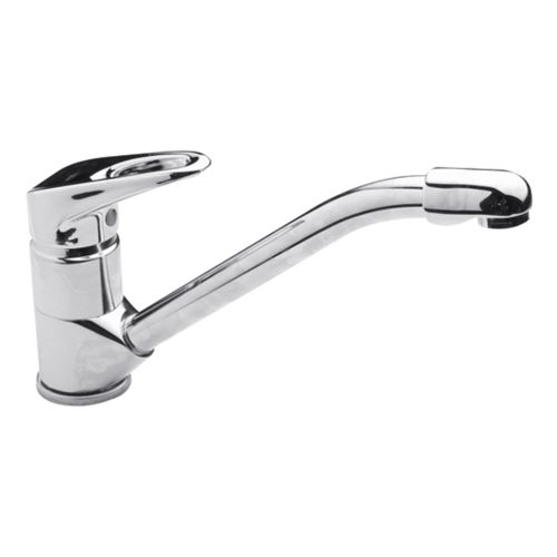 Grifería Baja Monocomando Fv Alabama Para Cocina De Mesada Con Pico Móvil