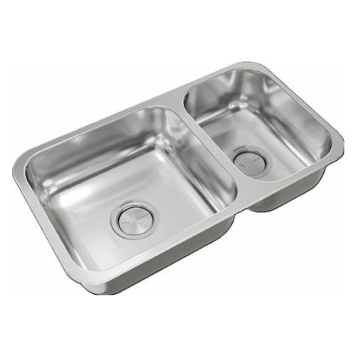 Pileta Doble De Acero 430 Johnson Para Cocina Rr37