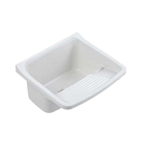 Pileta para Lavadero Ferrum Traful 15 Litros Polipropileno Blanca LP015