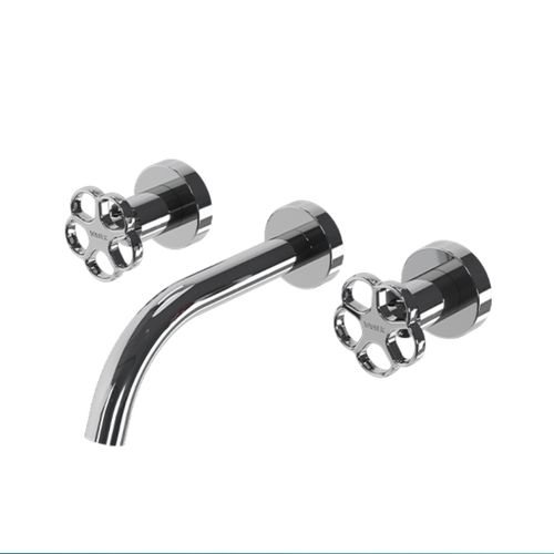 Grifería Vasser Blumé Chrome Para Lavatorio De Pared