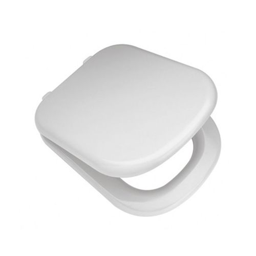 Tapa Asiento De Inodoro Ferrum Bari Tkm Madera Blanco Herraje De Plástico