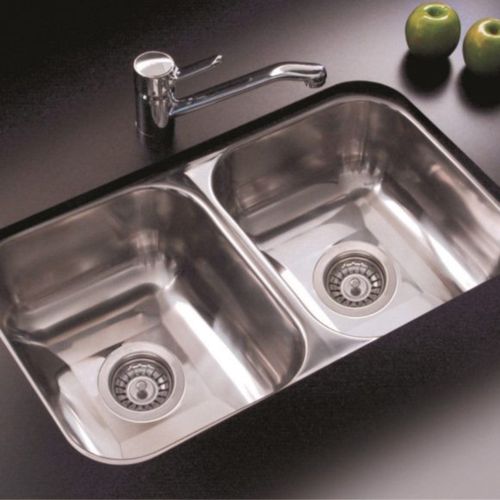 Pileta Doble De Acero 304 Johnson Para Cocina C28/18