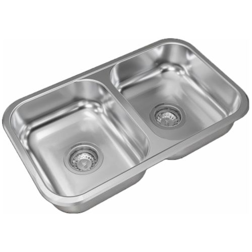 Pileta Doble De Acero 304 Johnson Para Cocina C28/18