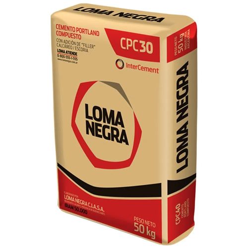 Cemento Portland Loma Negra X 50 Kg Cpc30