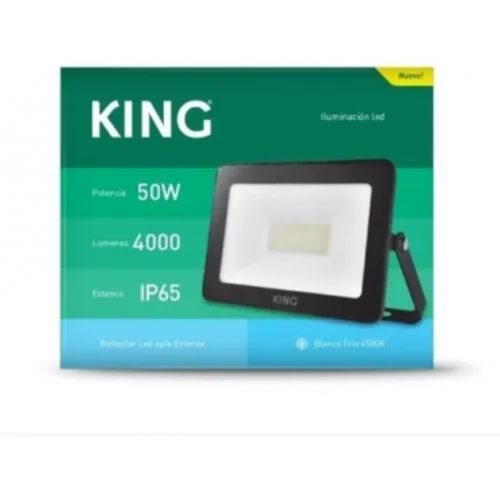 Proyector Led King 50 Watts Kfl50-Cw Luz Fría