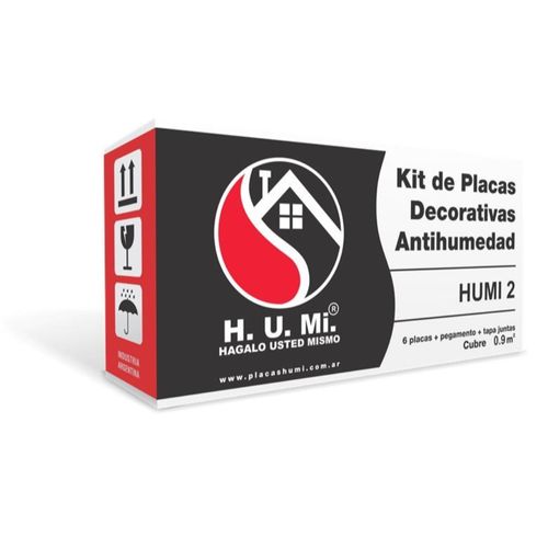 Kit Humi 2 Placas Antihumedad 25X60