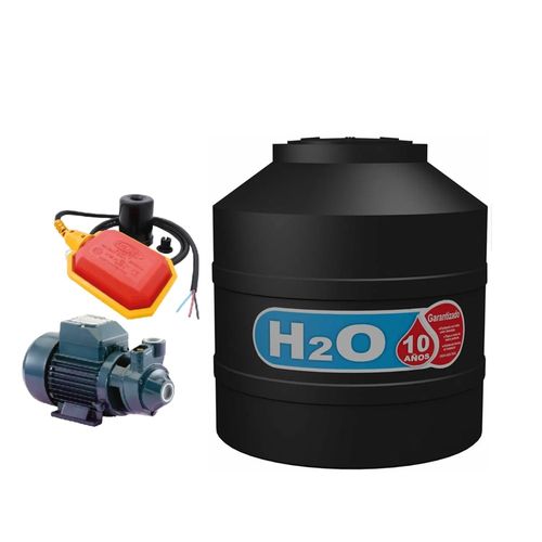 Combo Tanque H2O Bicapa 400 Litros Con Bomba Y Automátic Web