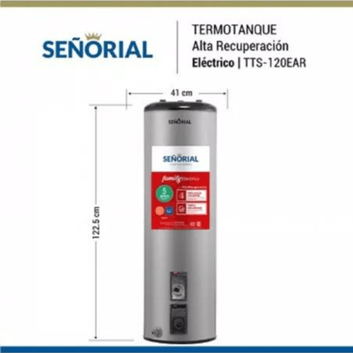 Termotanque Señorial Family Electrico A/R 120L