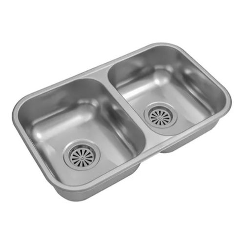 Pileta Doble De Acero 430 Johnson Para Cocina Cc28 /B