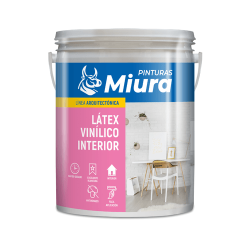 Latex Interior Miura Vinilico Blanco 20 L