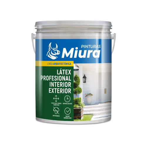 Latex Int/Ext Miura Profesional Blanco 4 L