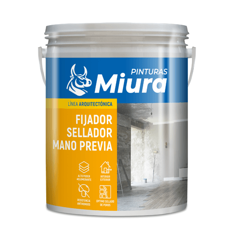 Fijador Sellador Miura Mano Previa 4 L