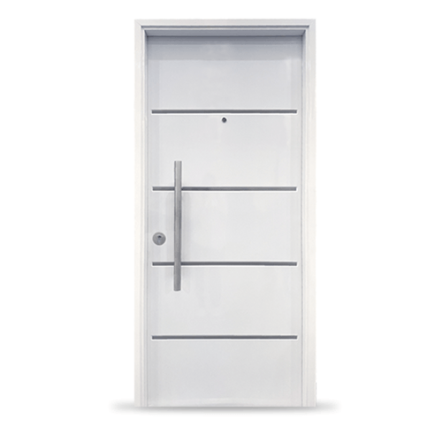 Puerta Barmetal Blanca 80x200 Derecha 3130N