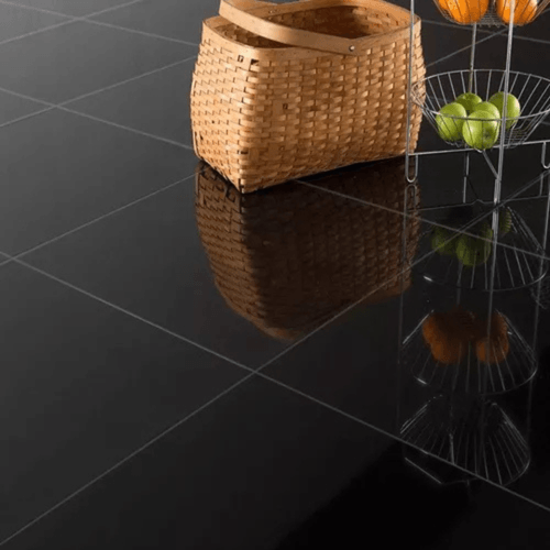 Porcelanato Pulido Baseng Full Body Negro 60x60