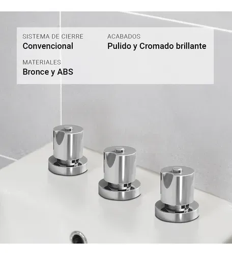 Grifería Bidet IPS Hydrogen con Transferencia