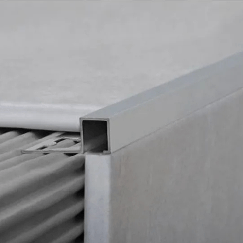 Guardacanto Atrim Quadra Aluminio Cromo Mate 10mm 3423