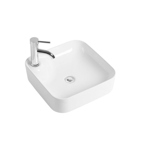 Bacha de Apoyo D'accord Cartagena Blanca 43x43 c/ Griferia