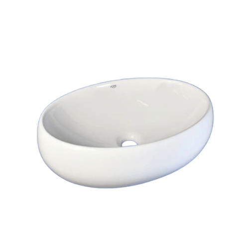 Bacha De Apoyar Porcelana D'accord Girona 47,5X34,5 Cm Blanco