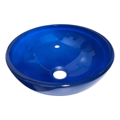 Bacha de Apoyo de Vidrio D'accord Sevilla Azul 31,5cm