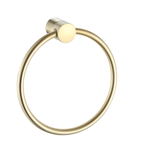 Toallero de Aro Peirano Fabric Dorado