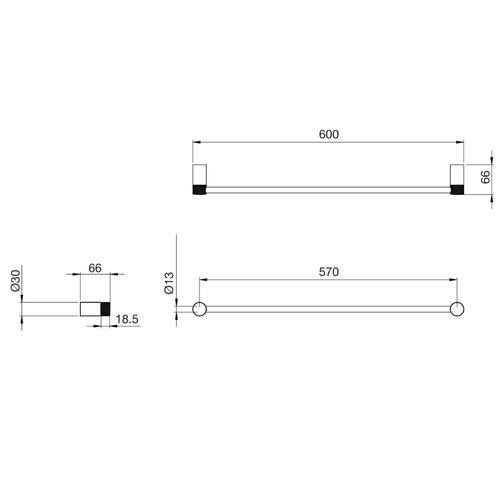 Toallero Barral Peirano Fabric Dorado