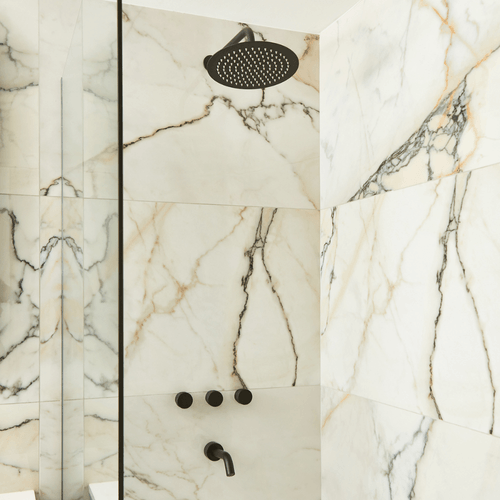 Griferia de Ducha y Bañera Peirano Fabric Negro 80-100N