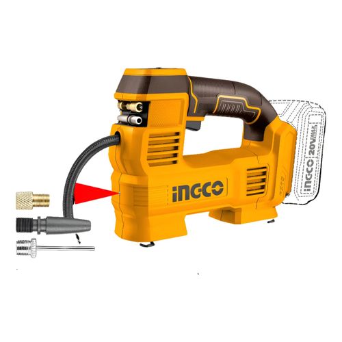 Compresor De Aire Inalámbrico 160psi 1 bar 20V Ingco CACLI2012