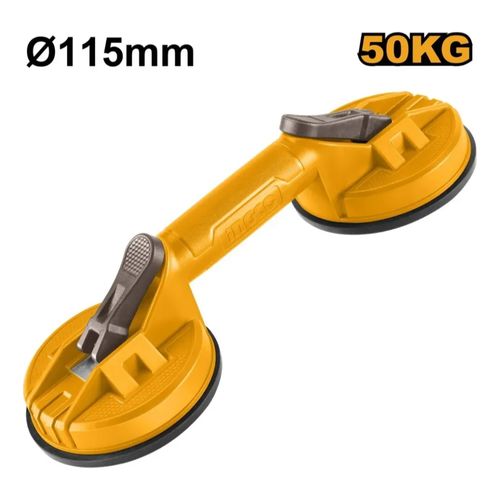 Ventosa Doble para Vidrio 115mm Ingco Abs 50kg HSU025001