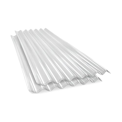 Chapa Traslúcida Sinusoidal Polipropileno 25 × 110 cm