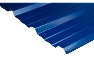 Chapa Trapezoidal Azul Millenium 25 × 110 × 2,00 m
