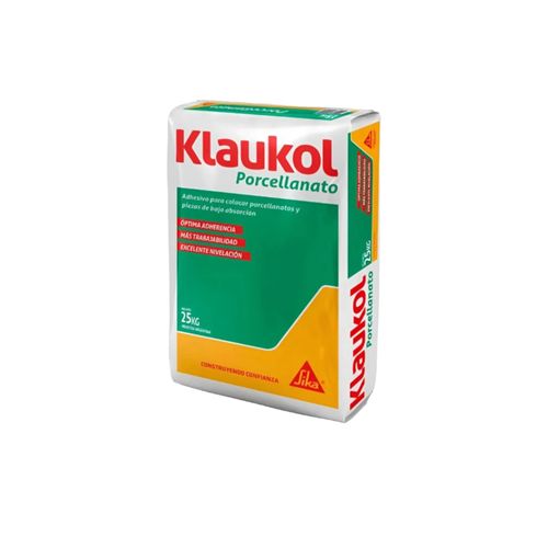 Adhesivo Porcelanato Fluido X 25 Kg Klaukol